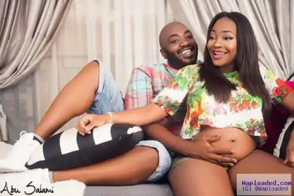 Photos: Hot & Pretty Pregnant Nigerian Lady Bares Babybump In Shoot With Husband